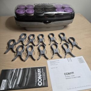 Conair Purple and Black Hair Rollers Set